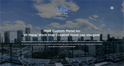 Desktop Screenshot of mnrcustommetal.com